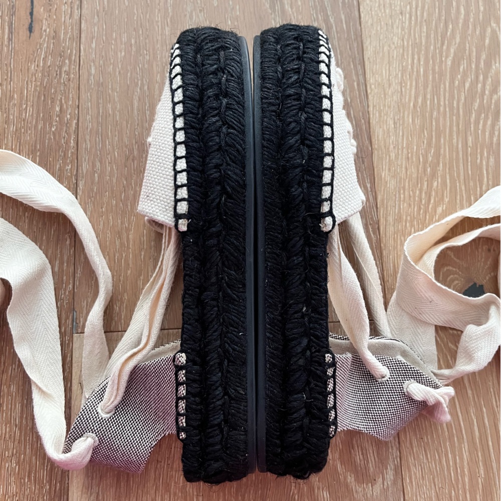 Tory Burch Woven Double T Espadrilles - Picture 5 of 12
